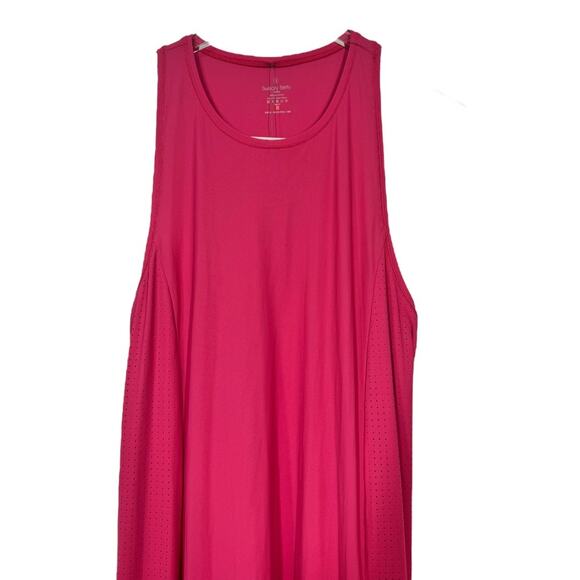 Sweaty Betty Explorer Ace Midi Dress Tayberry Pink Small New NWT Flaw Activewear - Picture 3 of 9